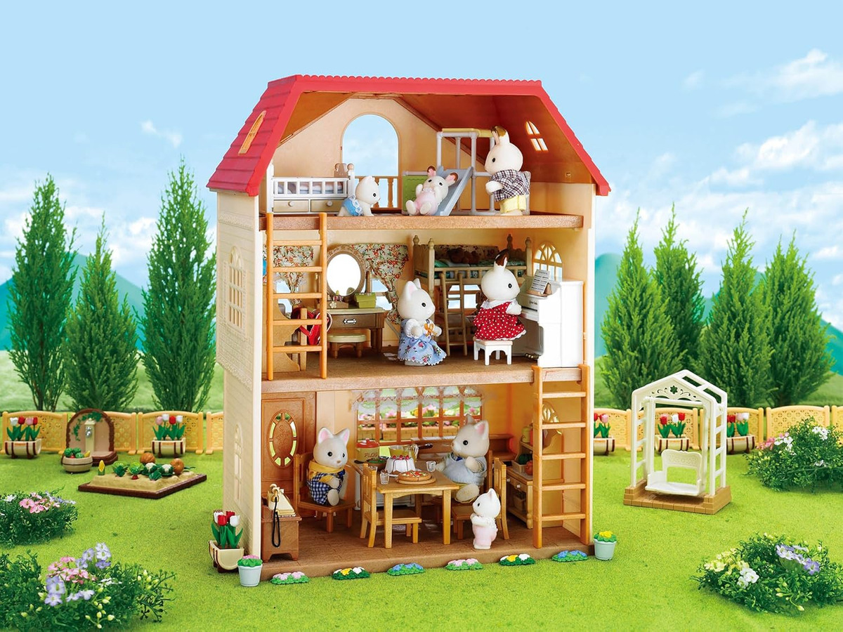 Sylvanian Families Casa De 3 Pisos Juguete + Figura Trex ®