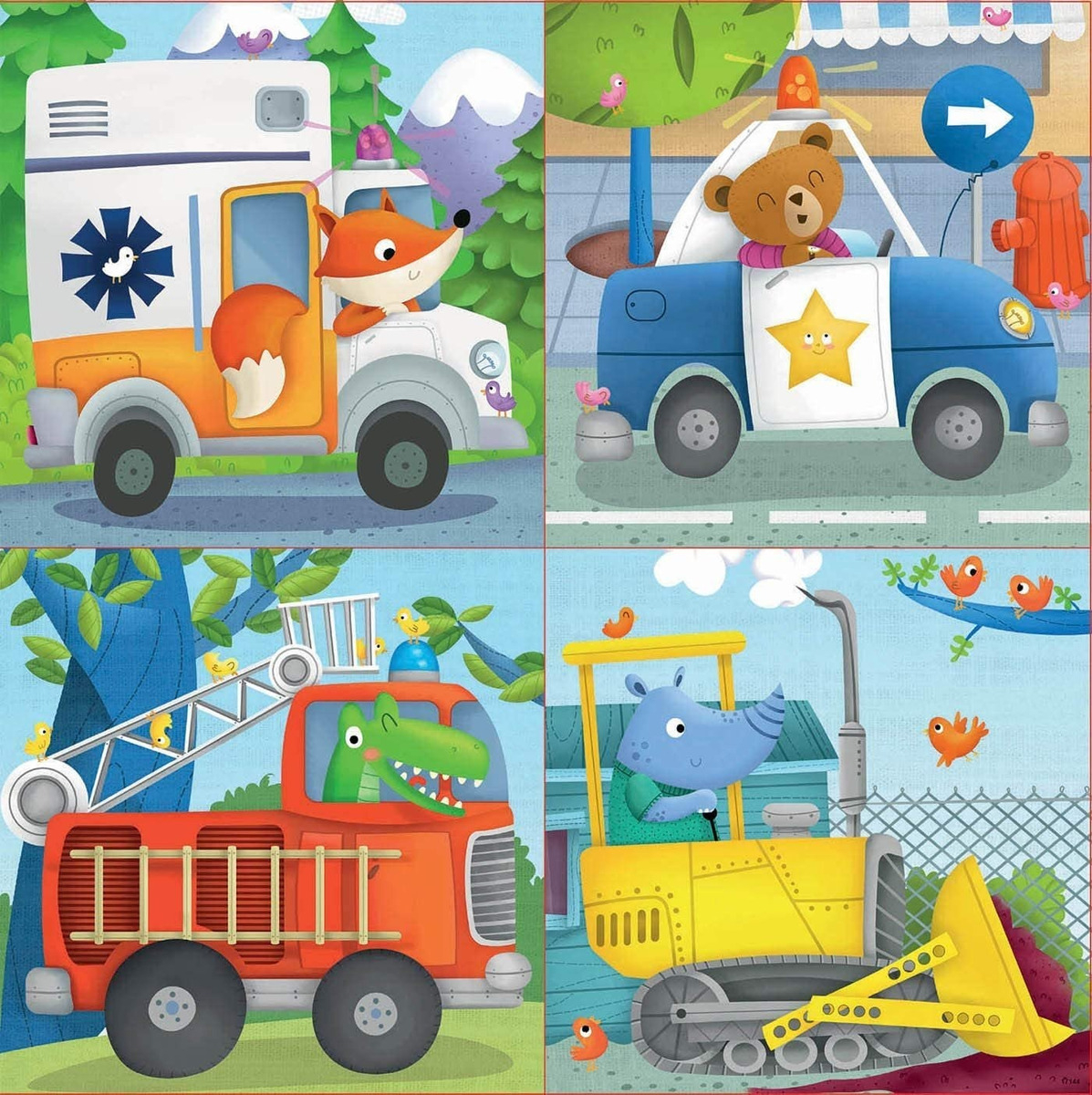 Set Puzzle Patrulla Rescate Oso Rompecabezas Educa Bebes Tx