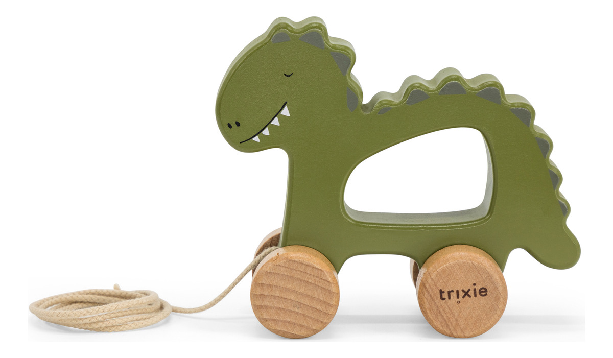 Juguete Arrastre Andador Madera Animales Trixie Infantil Tx