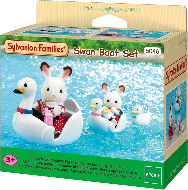 Sylvanian Families Barco Cisnes Paseo Lago Juguete Niños Tx