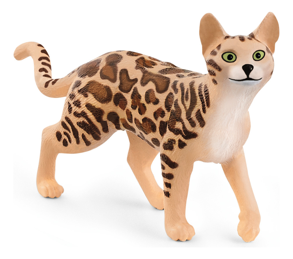 Figura Gato Bengala Schleich Realista Farm World Trex