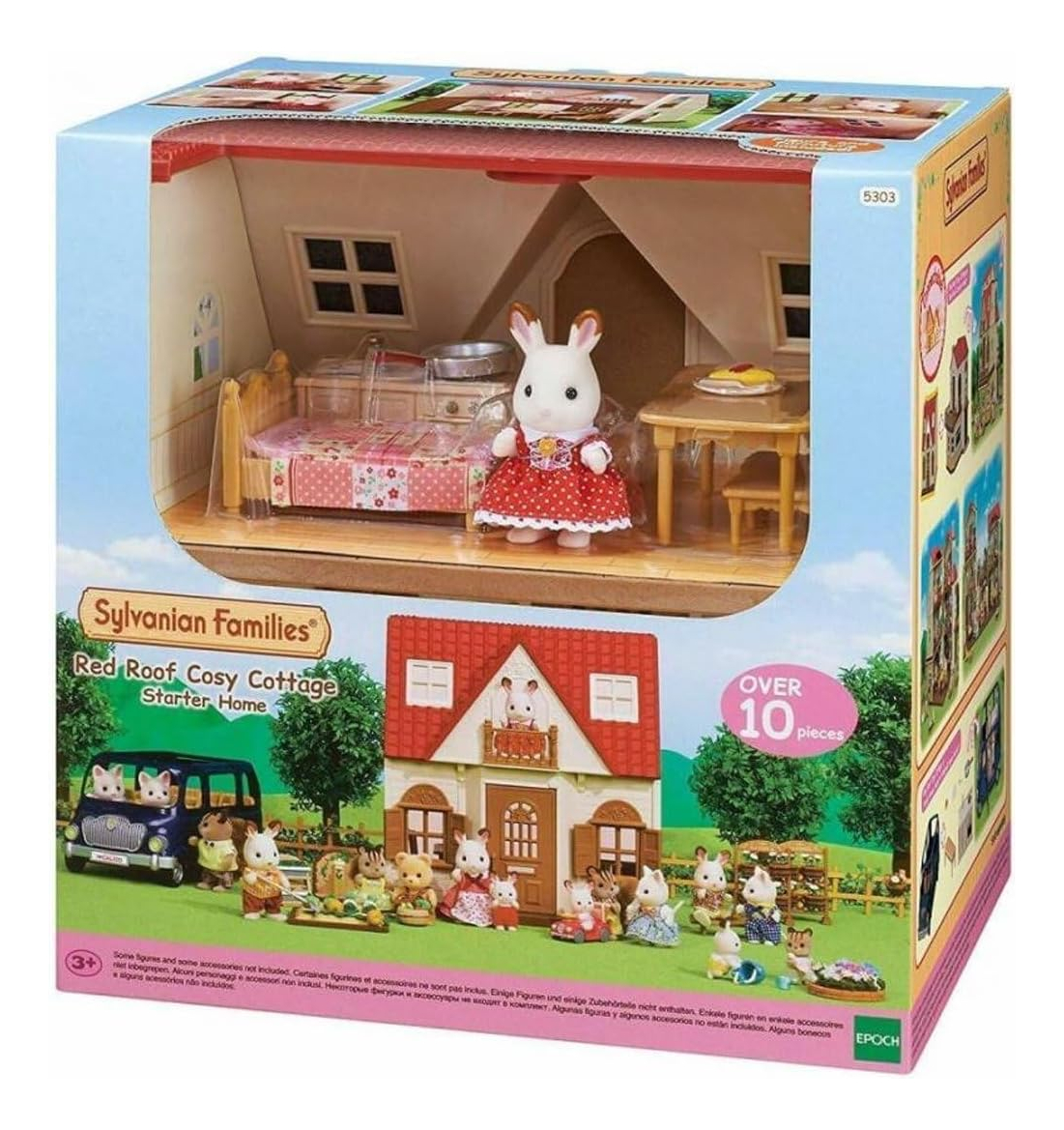 Sylvanian Families Casa Cottage + Accesorios Juguete Niños ®