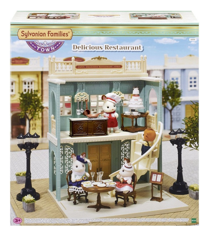 Sylvanian Families Restaurante Set Juguete + Accesorios Tx