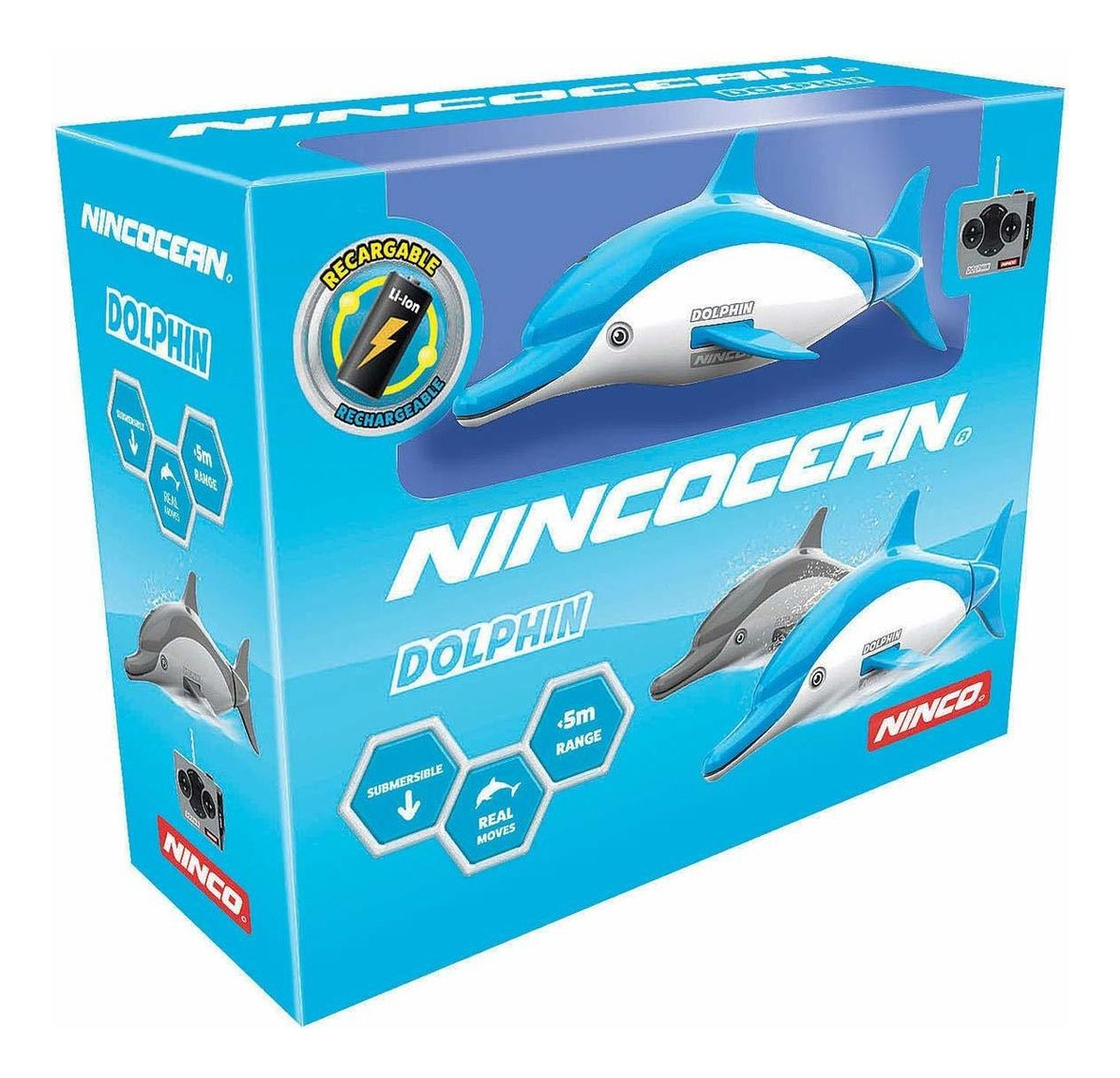Delfin A Control Remoto Acuatico Piscina Recargable Trex