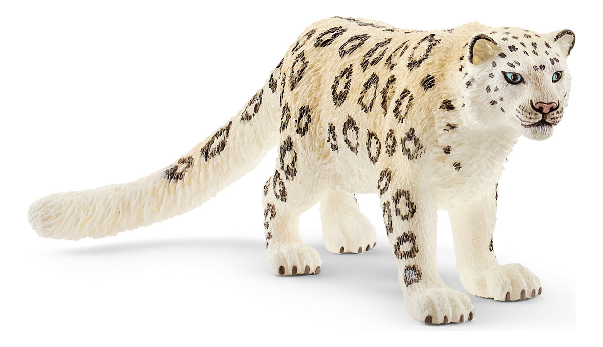 Figura Leopardo De Las Nieves Schleich Wild Life Realista Tx