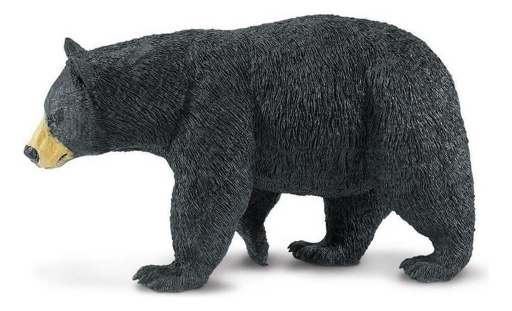 Figura Safari Oso Negro Bosque Osito Animal Juguete Niños