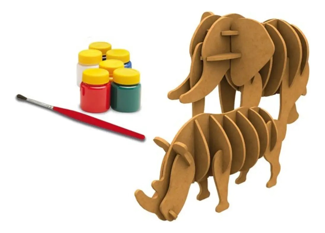 Puzzle 3d Ludi Safari Pintar Ludi