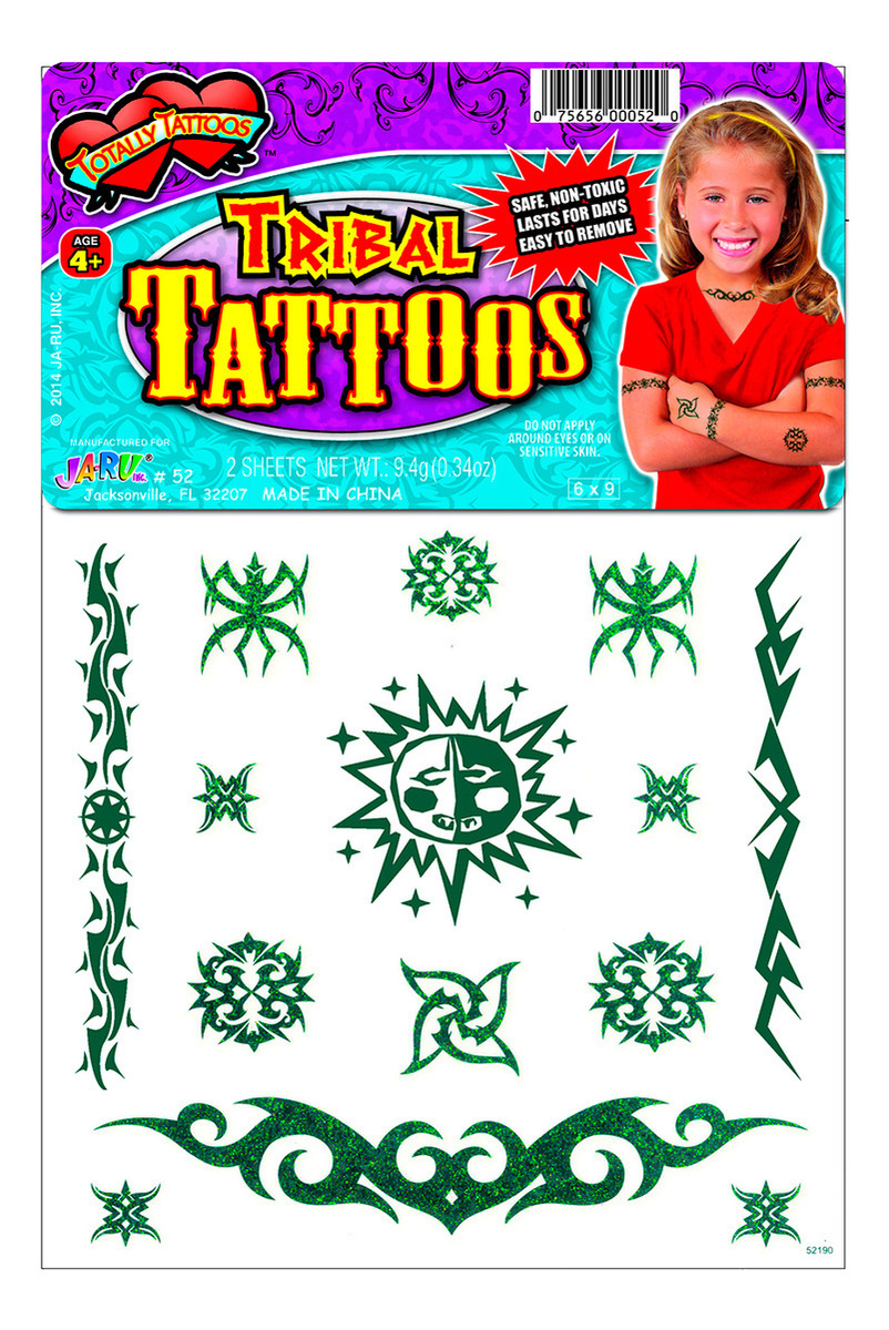 Tatuajes De Mentira Temporales Infantiles Ja Ru Stickers Tx