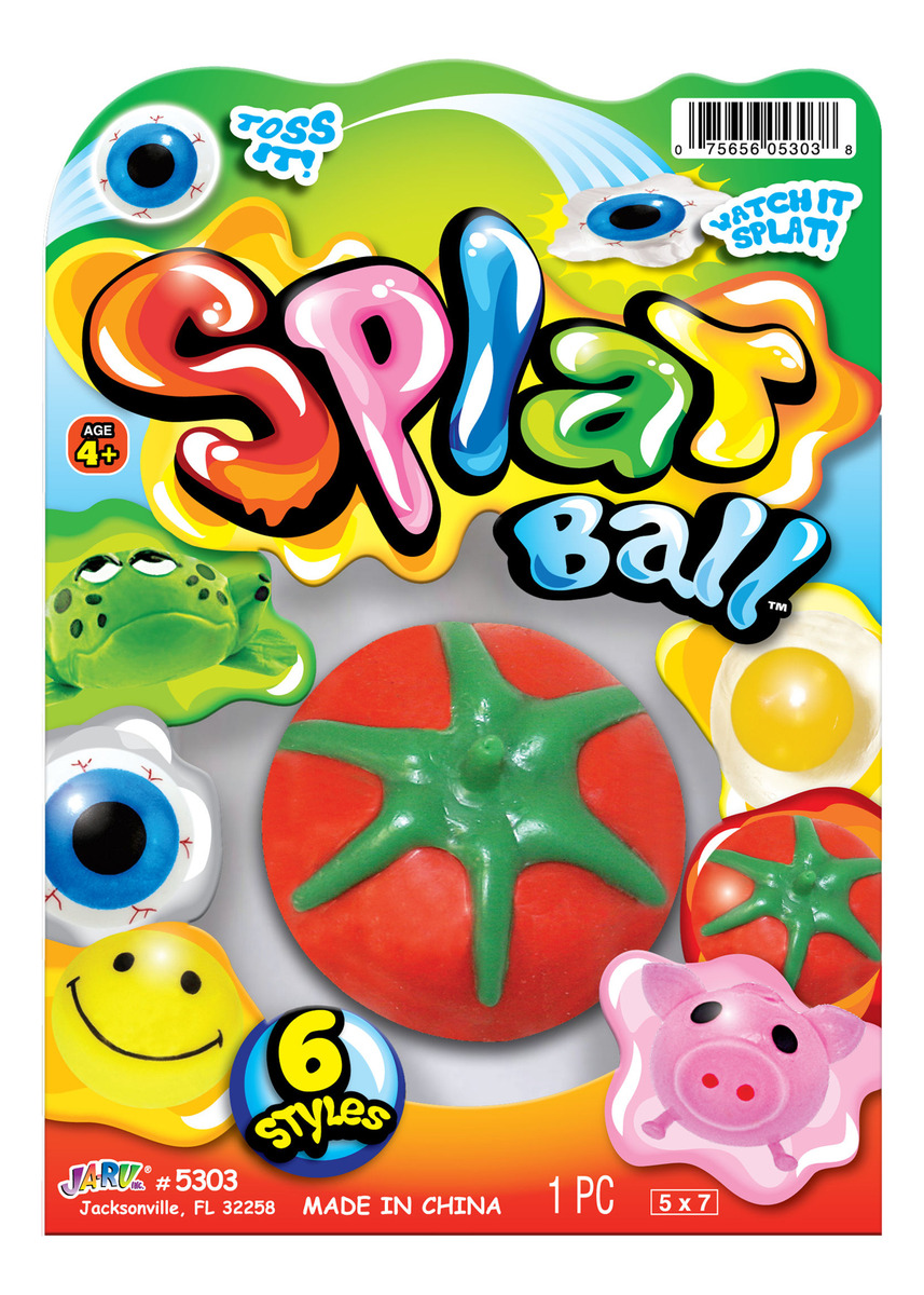 Squishy Bola Antiestrés Esponjosa Splat Ball Juguete Jaru Tx