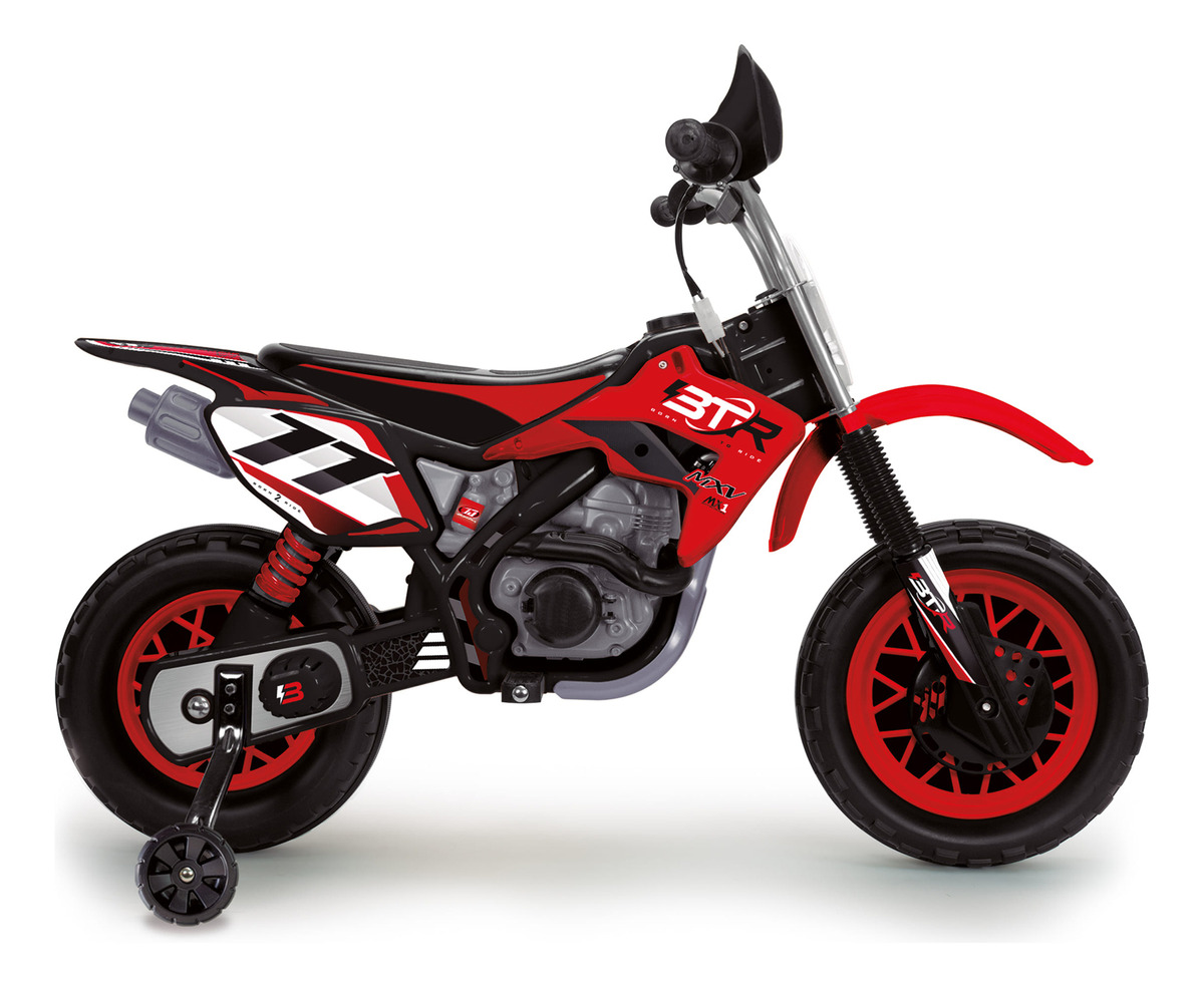 Moto Cross Injusa Motito Bateria Ruedas Infantil Calidad Tx
