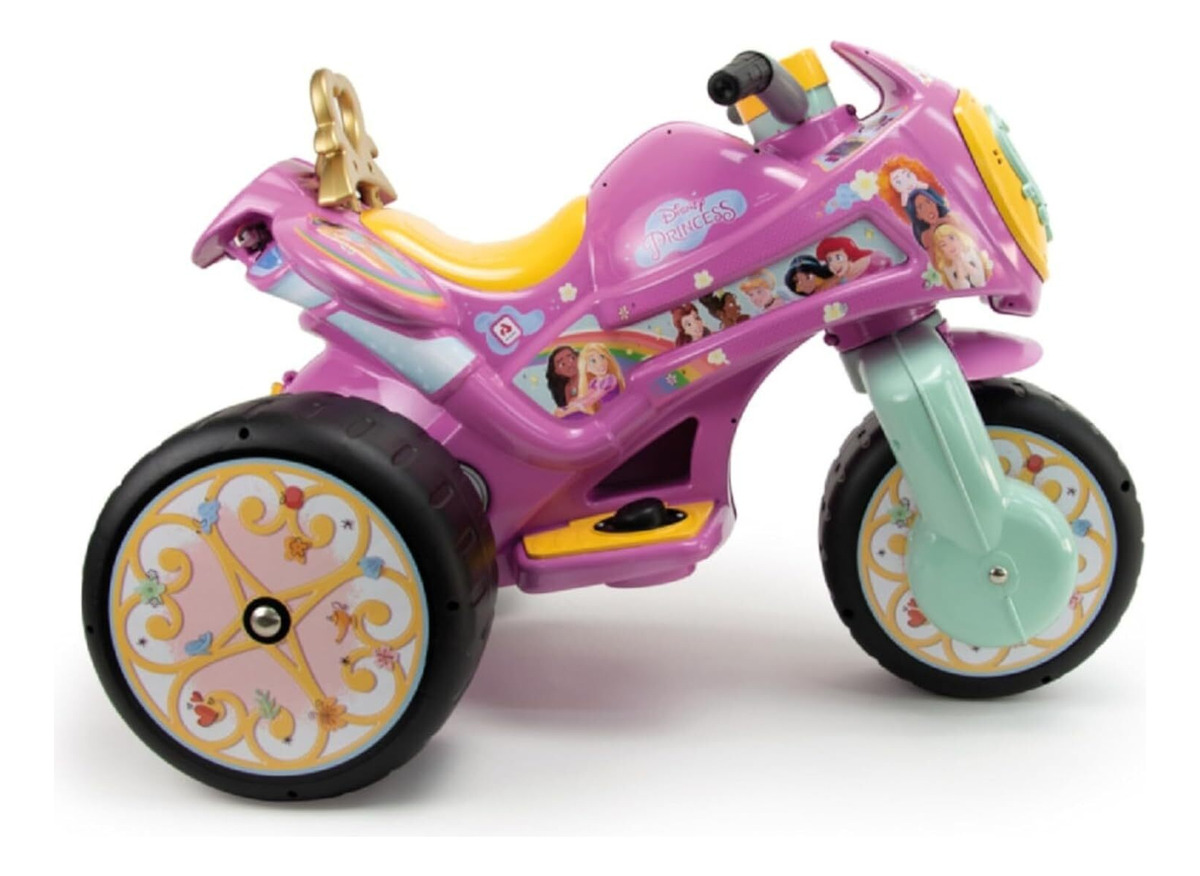 Triciclo Moto Electrica Princesas Disney Injusa Infantil Tx