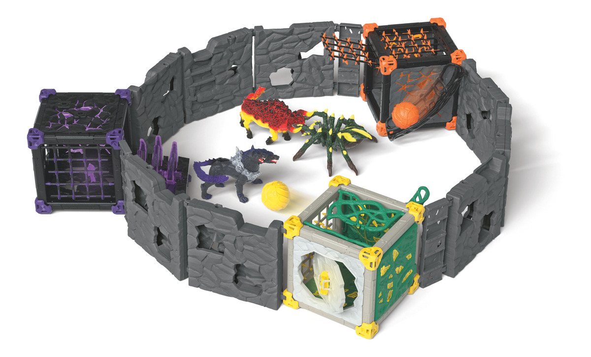 Set Figuras Monstruos Lava Vs Sombra Eldrador Schleich Trex