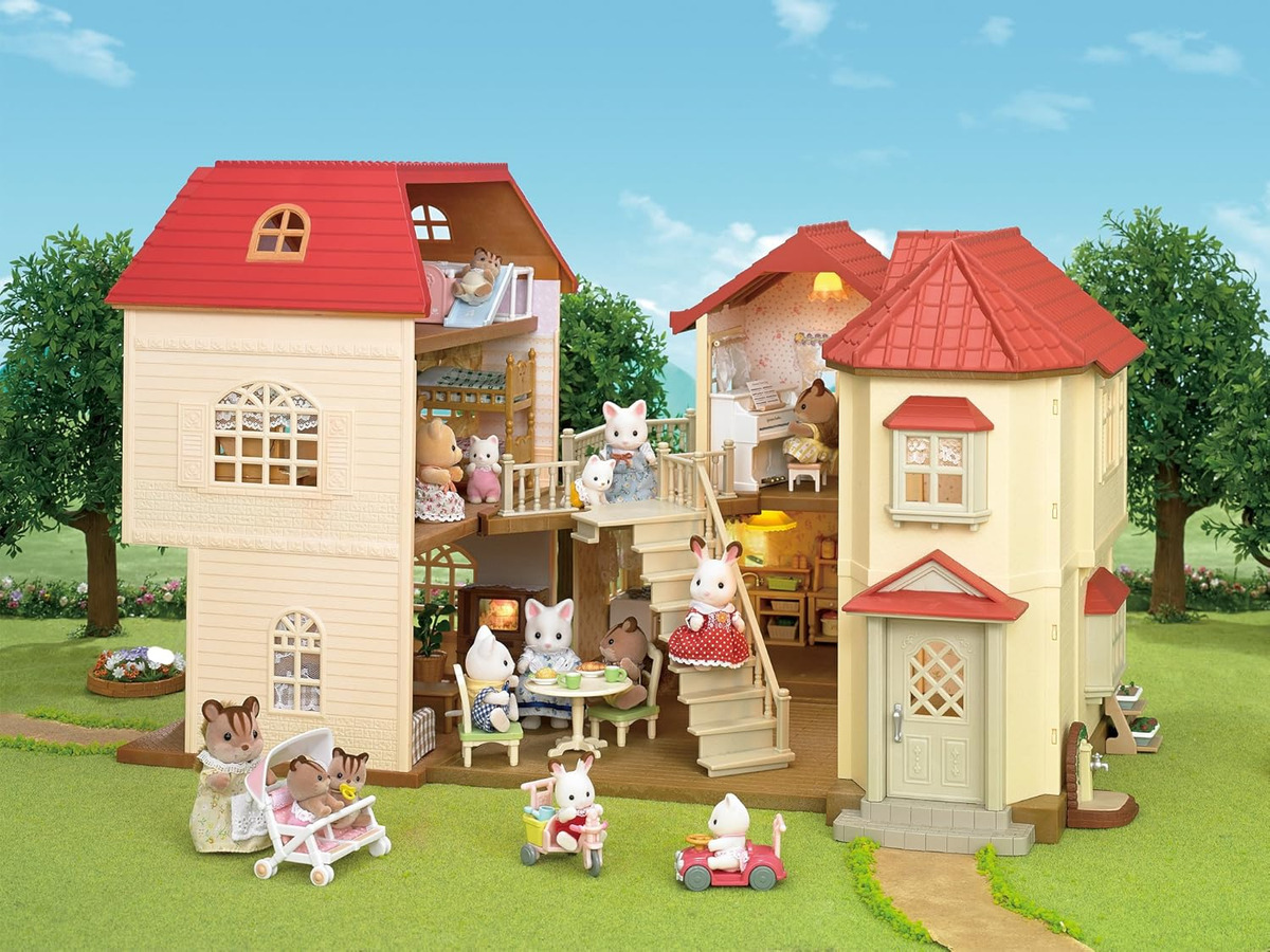 Sylvanian Families Casa De 3 Pisos Juguete + Figura Trex ®