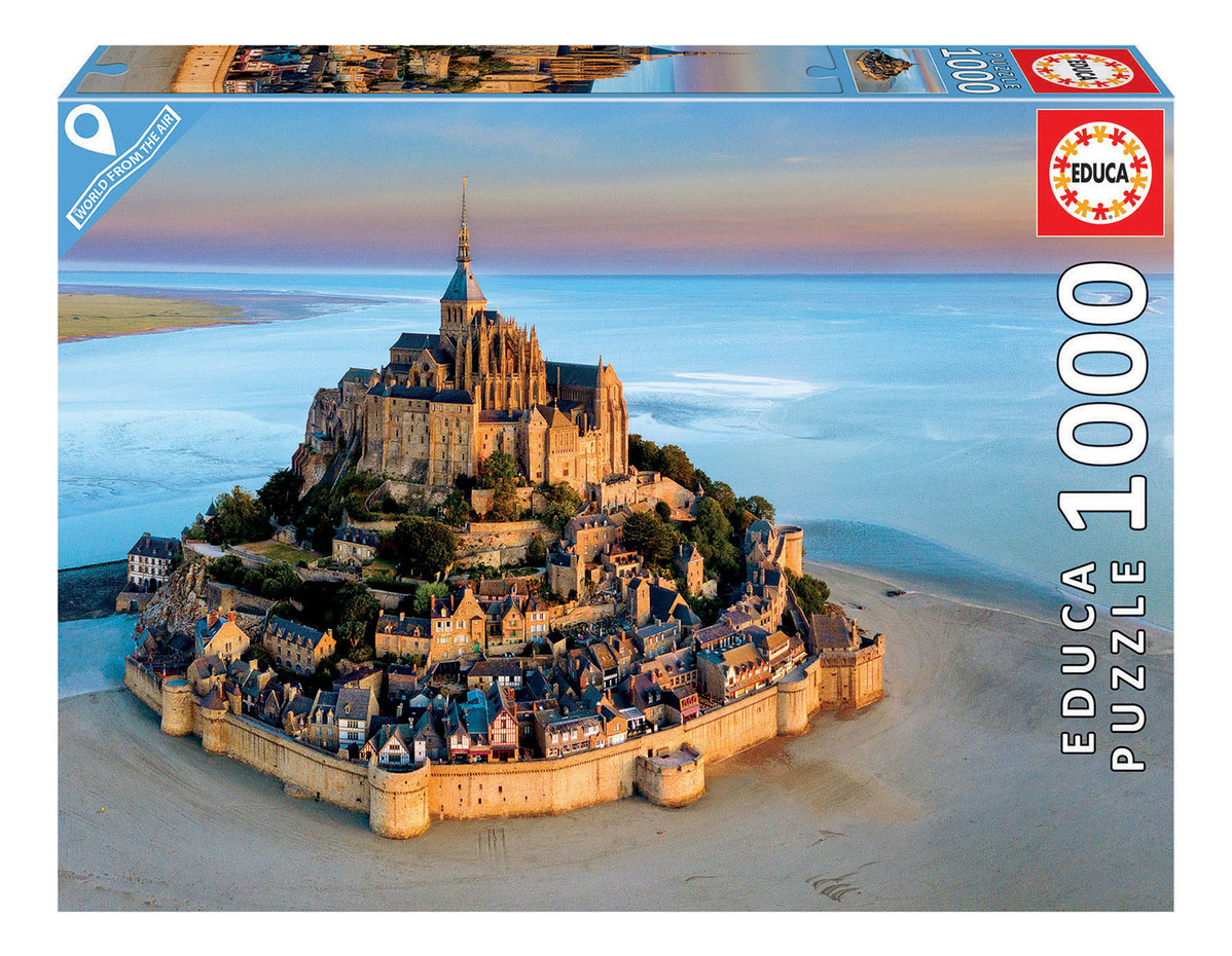 Puzzle Rompecabezas Mont Saint Vista Aerea 1000 Pcs Educa