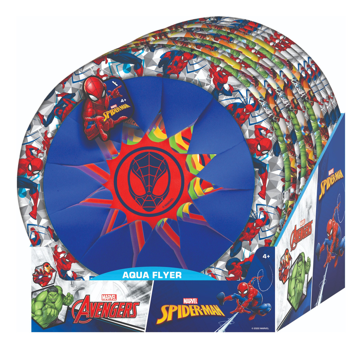 Frisbee Platillo Marvel Ja-ru Juego Iron Man Hulk Spider Man