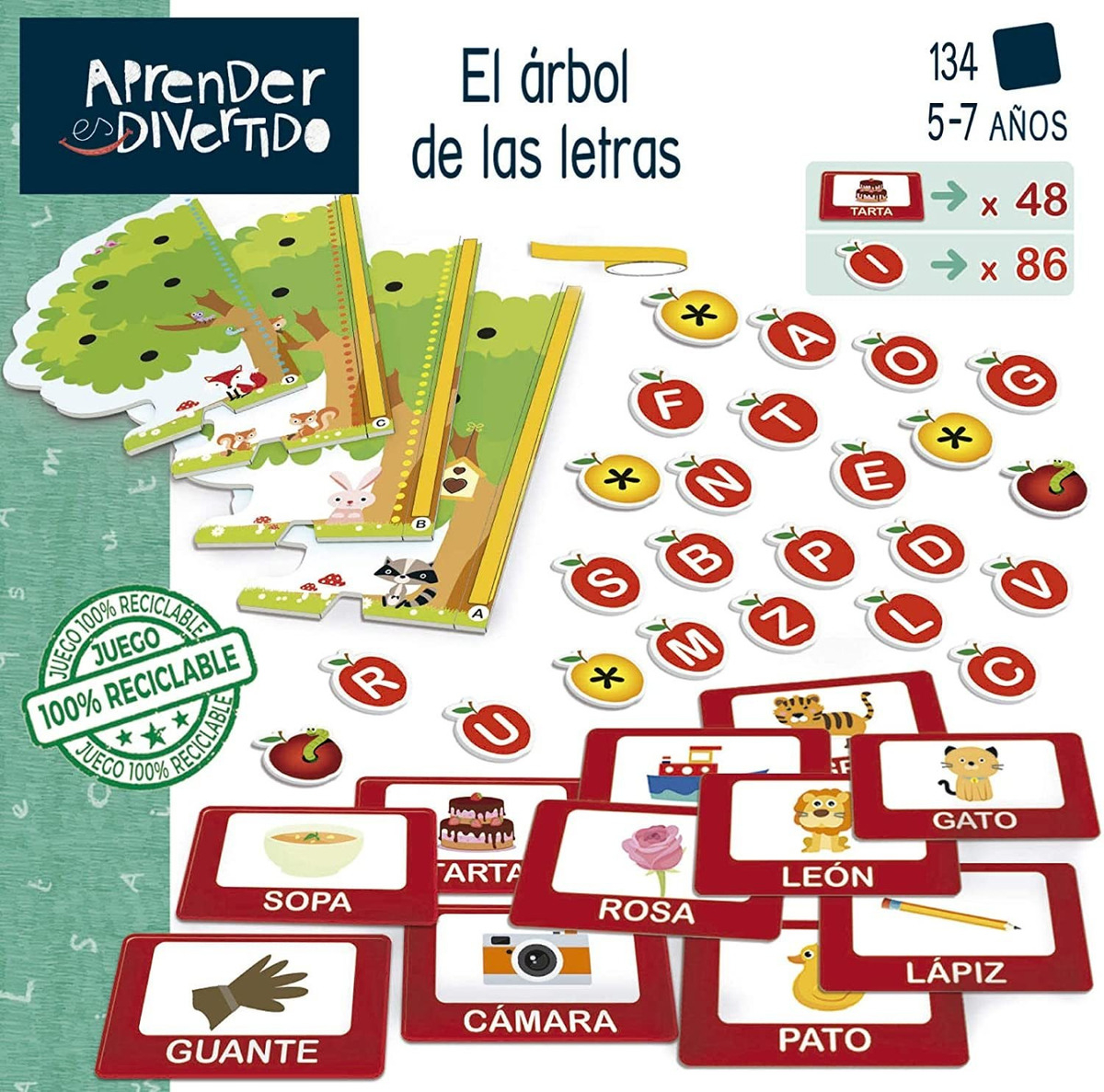 Puzzle Aprender El Arbol De Las Letras Rompecabezas Educa Tx