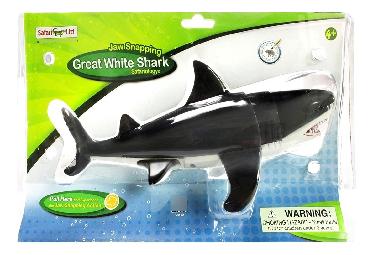 Figura Tiburon Blanco Mordedor Mandíbula Safari Niño Trex