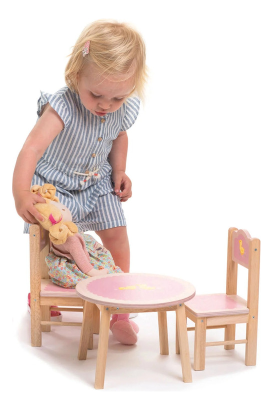 Mesa Silla Dulzura Tender Leaf Infancia Juego Madera Niño Tx