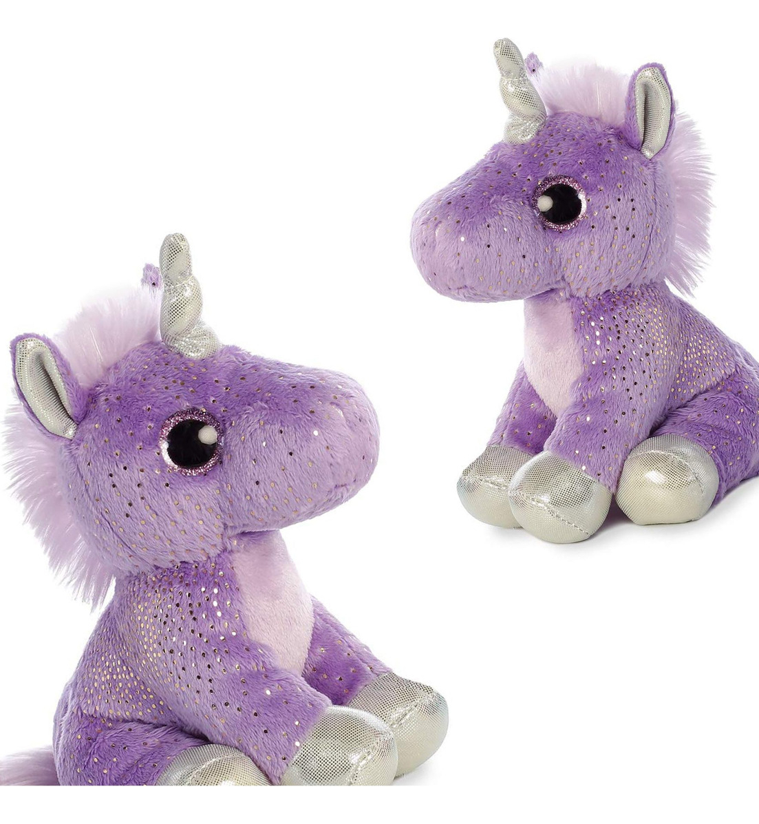 Unicornio De Peluche Sprinkles Suave Juguete Aurora Trex
