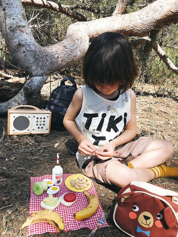 Tender Leaf Toys Picnic Oso Juguete Madera Niños Infantil ®