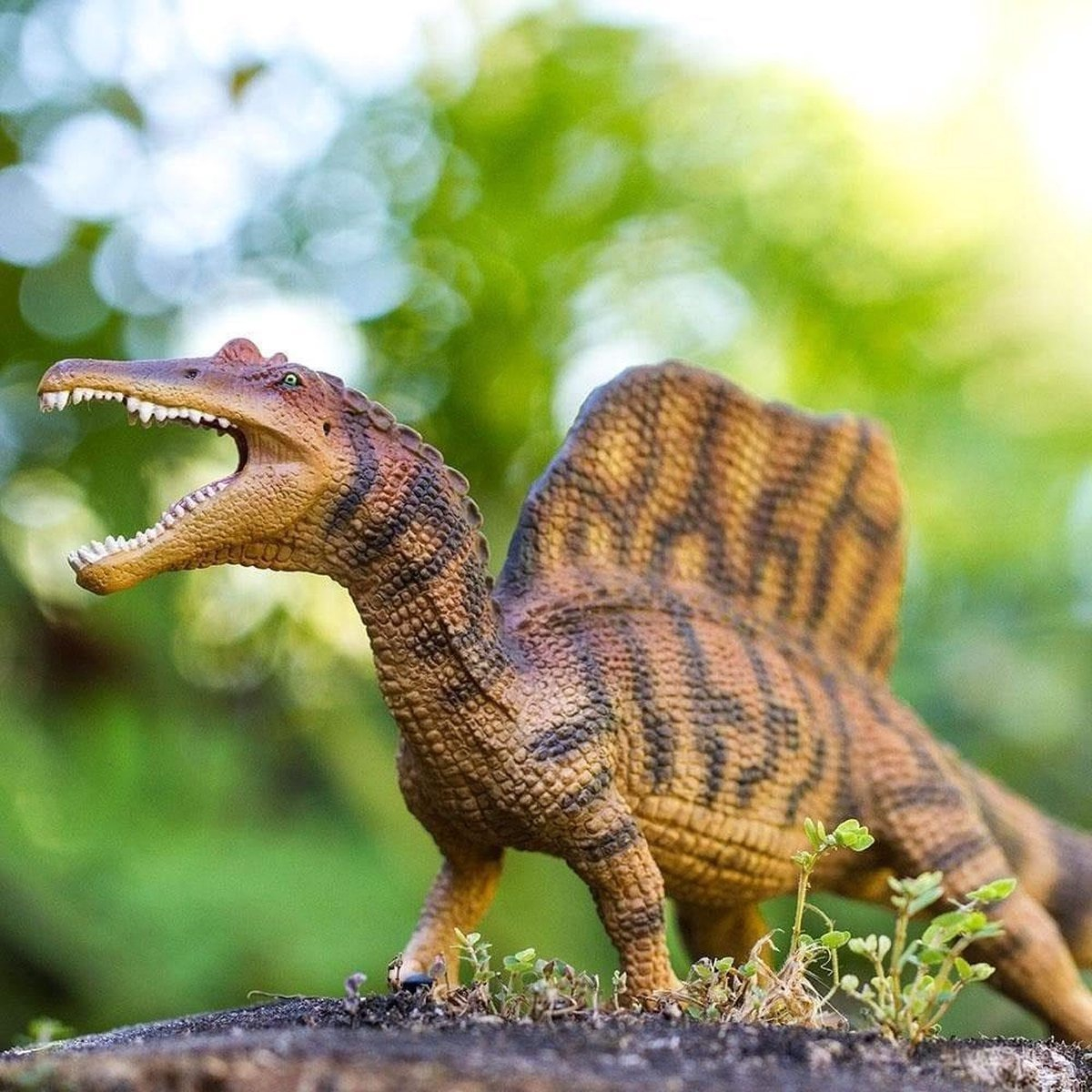 Spinosarus Safari Figura Dinosaurio Tierra Coleccion Trex