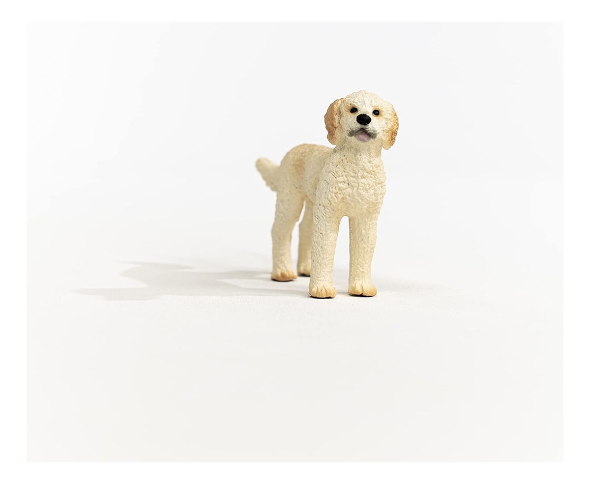Figura Perro Goldendoodle Schleich Farm World Curls Realista