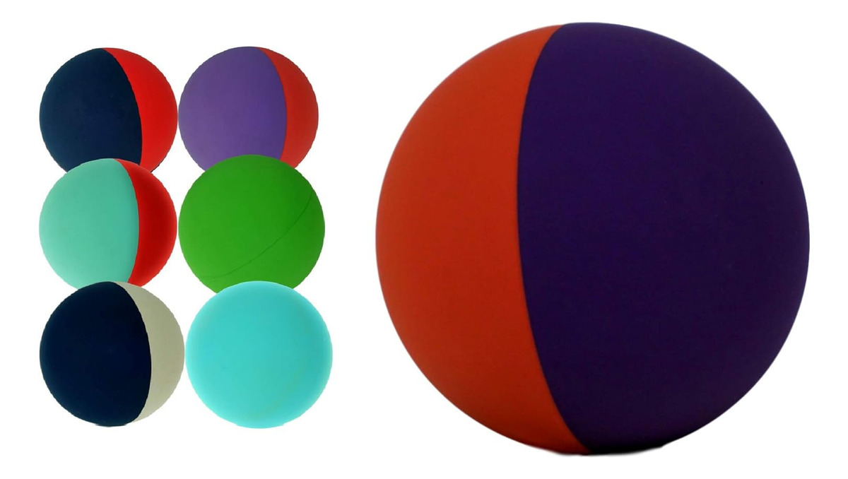 Super Pelota Rebotadora Colores Ja Ru Bounce Balls Infantil
