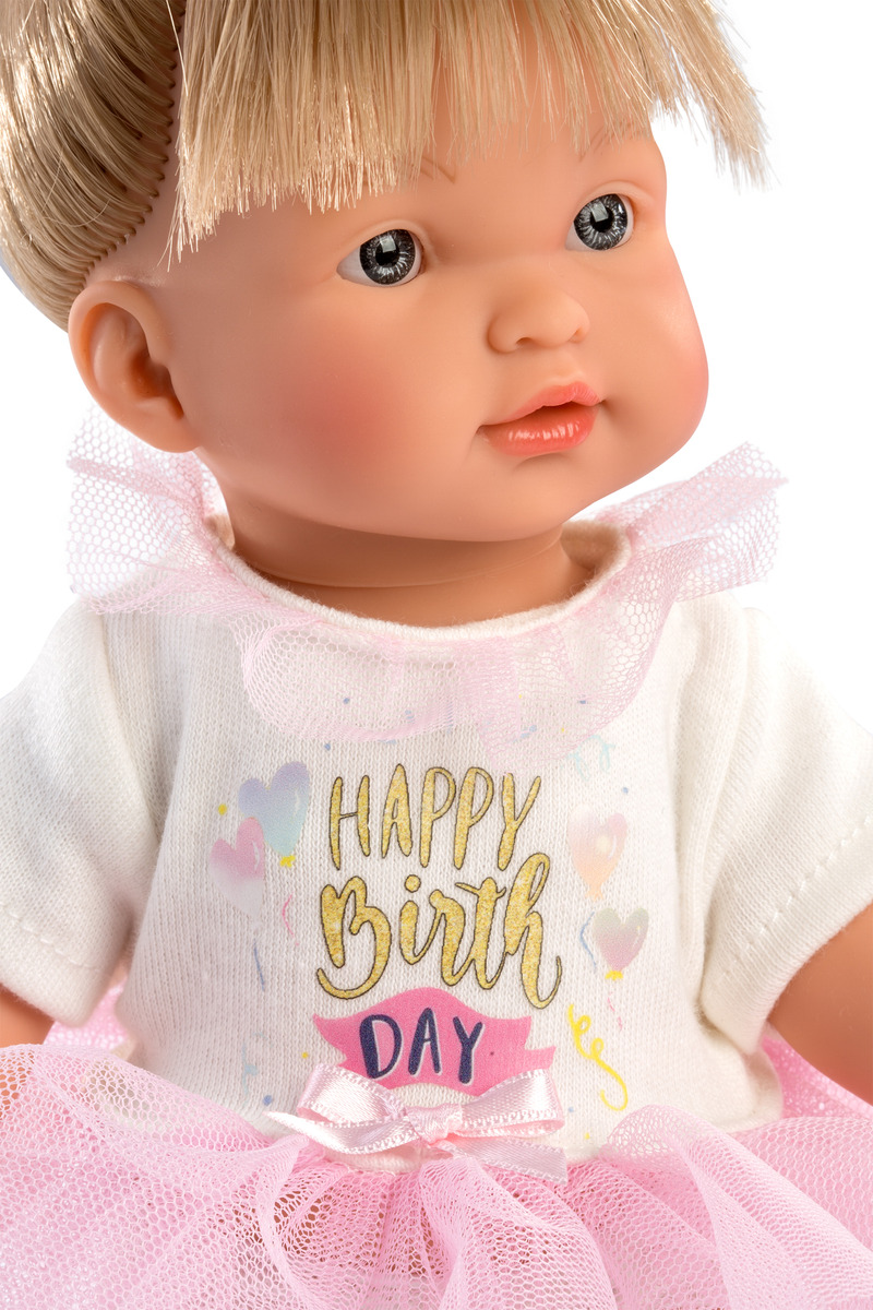 Muñeca Bebe Valeria Ballet Cumpleaños Llorens Infantil Trex