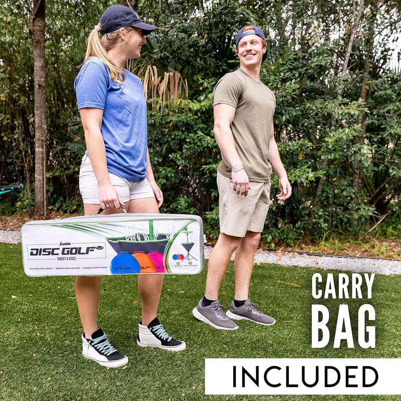 Franklin Discos De Golf Frisbee + Arco Target C/ Cadenas Tx