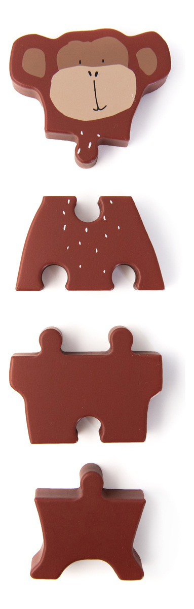 Puzzle Rompecabezas Animales Cuerpo Madera Trixie Trex