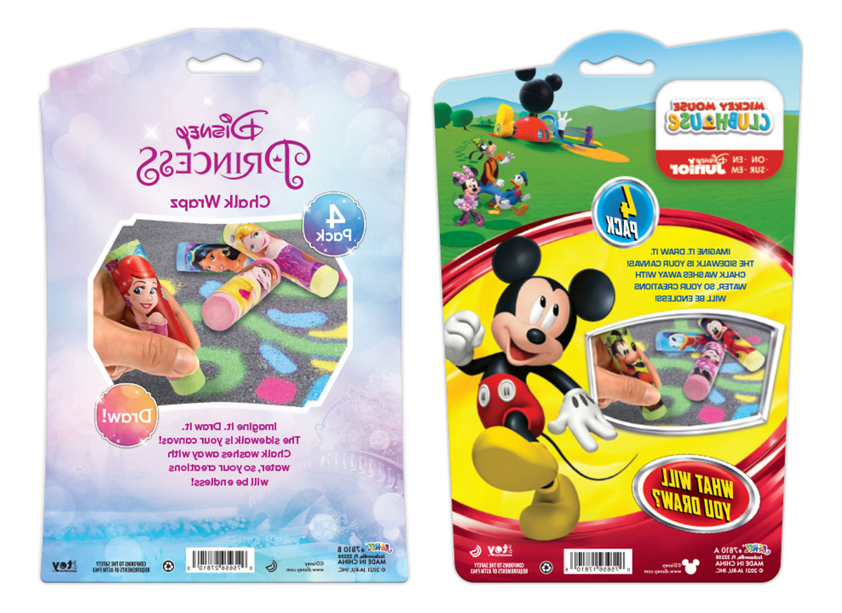 Pack 4 Tizas Disney Junior Mickey Mouse Ja Ru Infantil Trexç