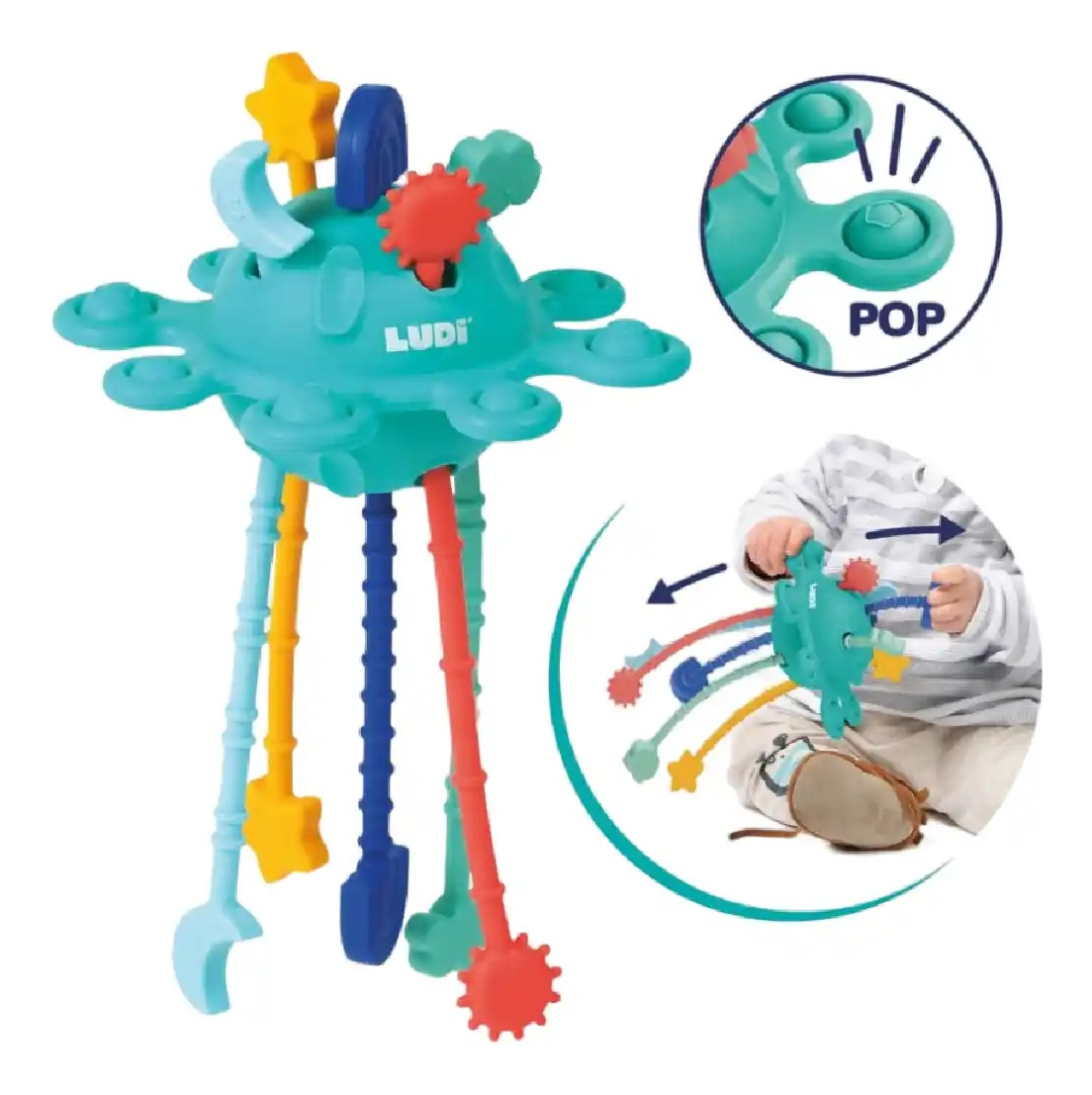 Juguete De Estimulación Para Bebe Ludi Nave De Actividades