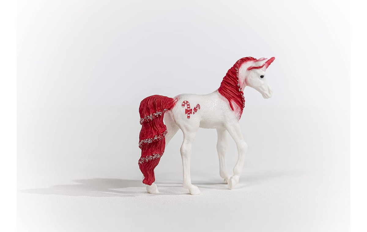 Figura Unicornio Candy Cane Bayala Schleich Caballo Trex
