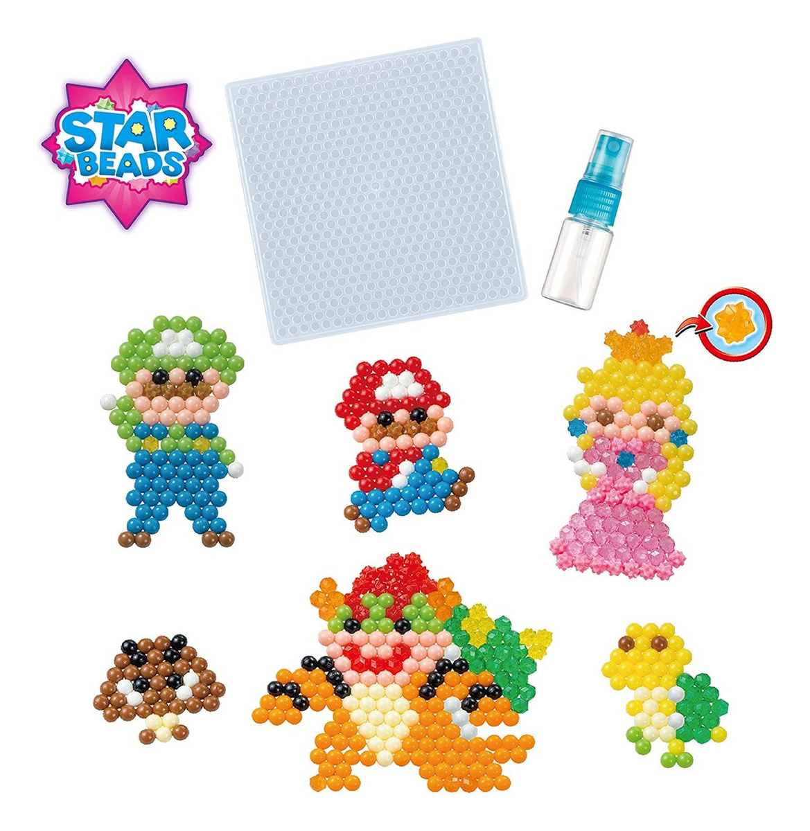 Aquabeads Kit Personajes Super Mario Manualidades Juguete Tx