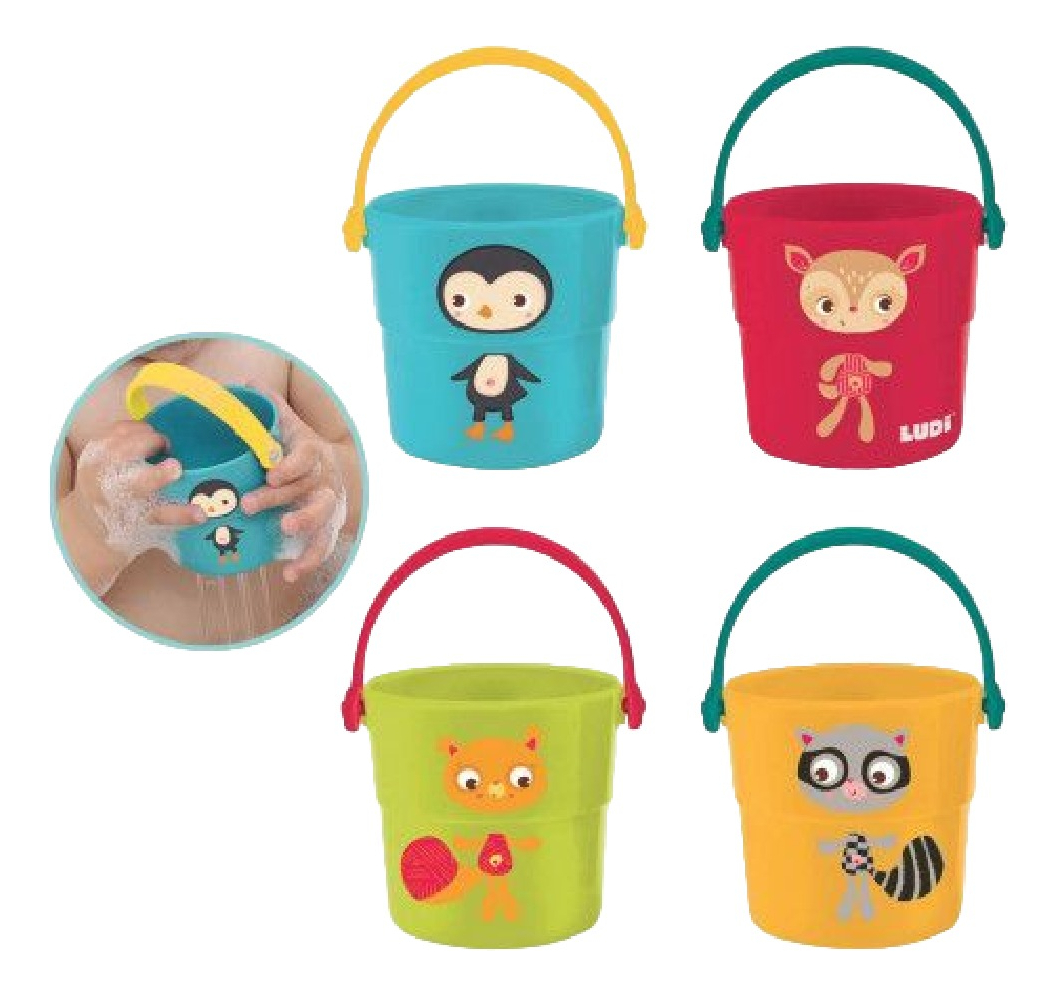 Set De Cubos De Ducha Ludi Para Bebé Seguros Y Entretenidos