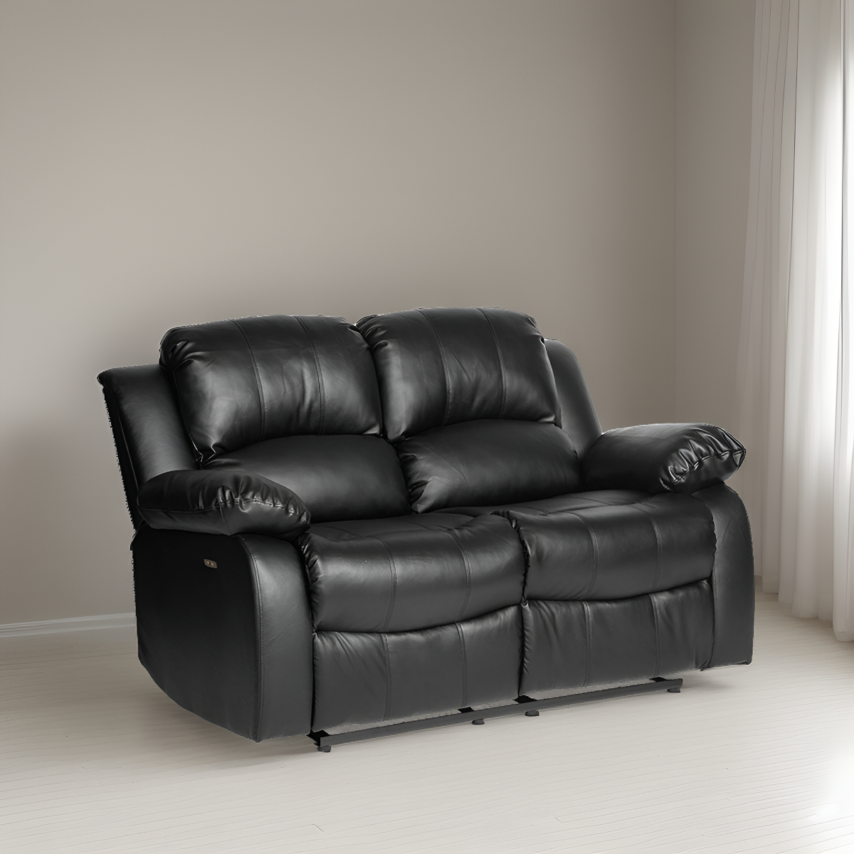 Sillón Reclinable 2 Cuerpos Masajeador Electrico Living Trex