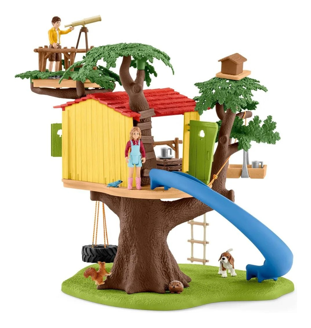 Casa Arbol Aventuras Schleich Juguete Niño Diversion Trex
