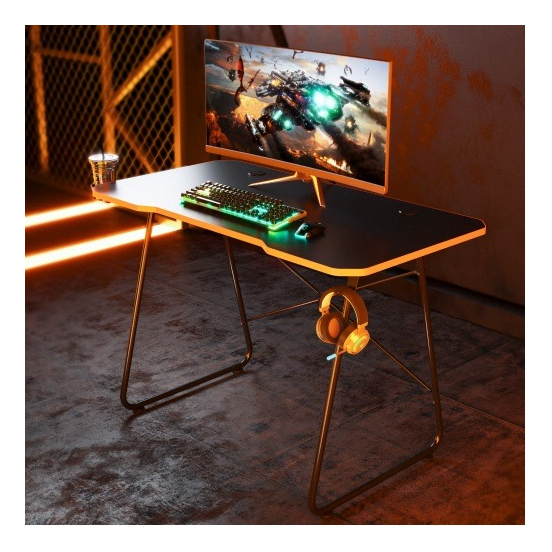 Escritorio Mesa Pc Gamer Gaming Profesional Color Negro Tx