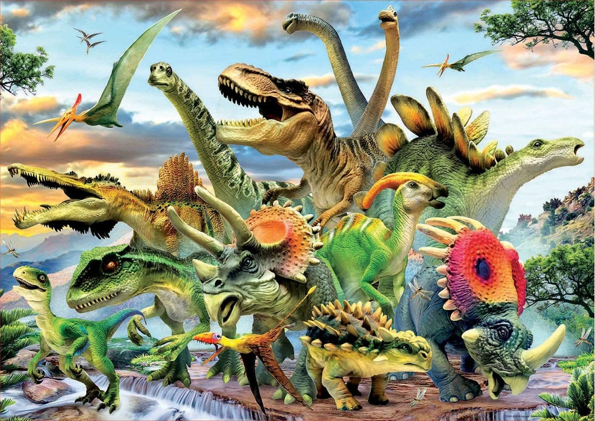 Rompecabezas Puzzle Educa Dinosaurios Prehistoria 500 Piezas