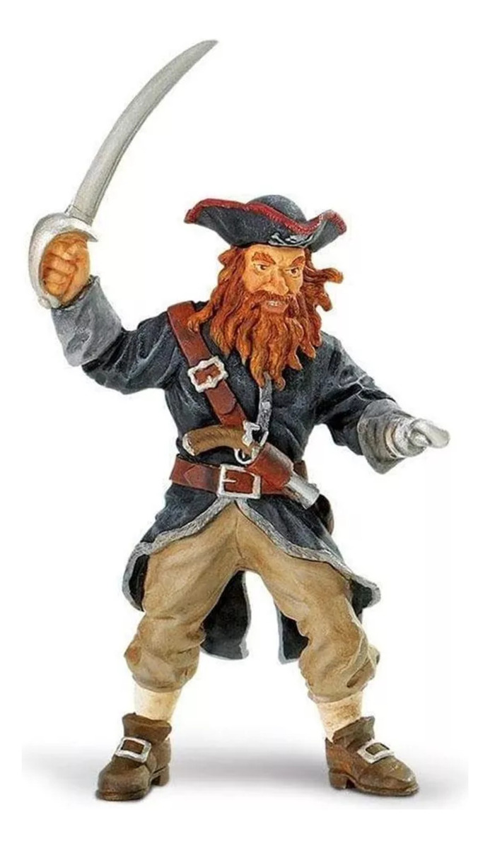 Barba Roja Pirata Del Carib Safari Colección Realista Trex