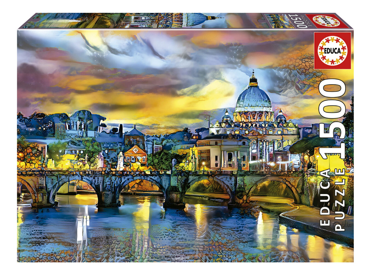 Puzzle Puente San Angelo Y San Pedro 1500 Pzs Educa Trex