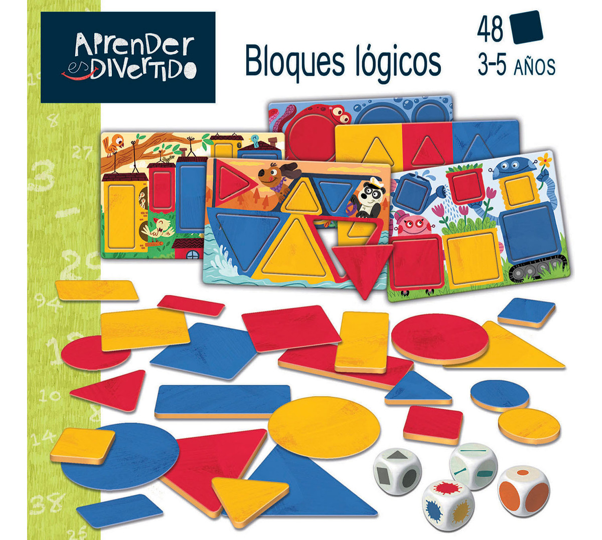 Puzzle Encastre Educativo Infantil Bloques Logicos Educa Tx