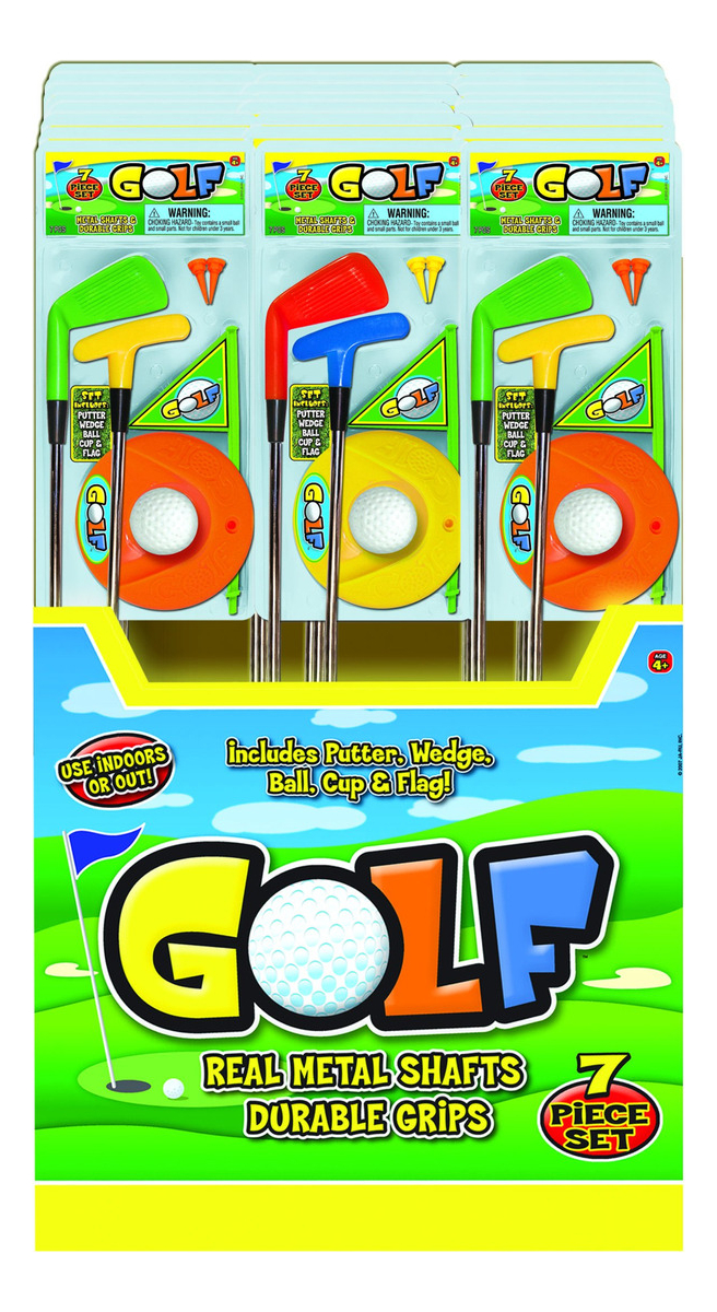 Mini Golf Golfito Set Palos Pelotas Infantil Juego Niño Trex