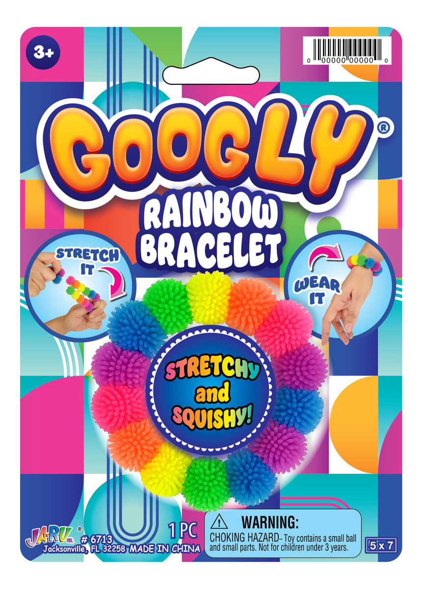 Brazalete Goma Ja-ru Colorido Accesorio Estira Juega Niño Tx
