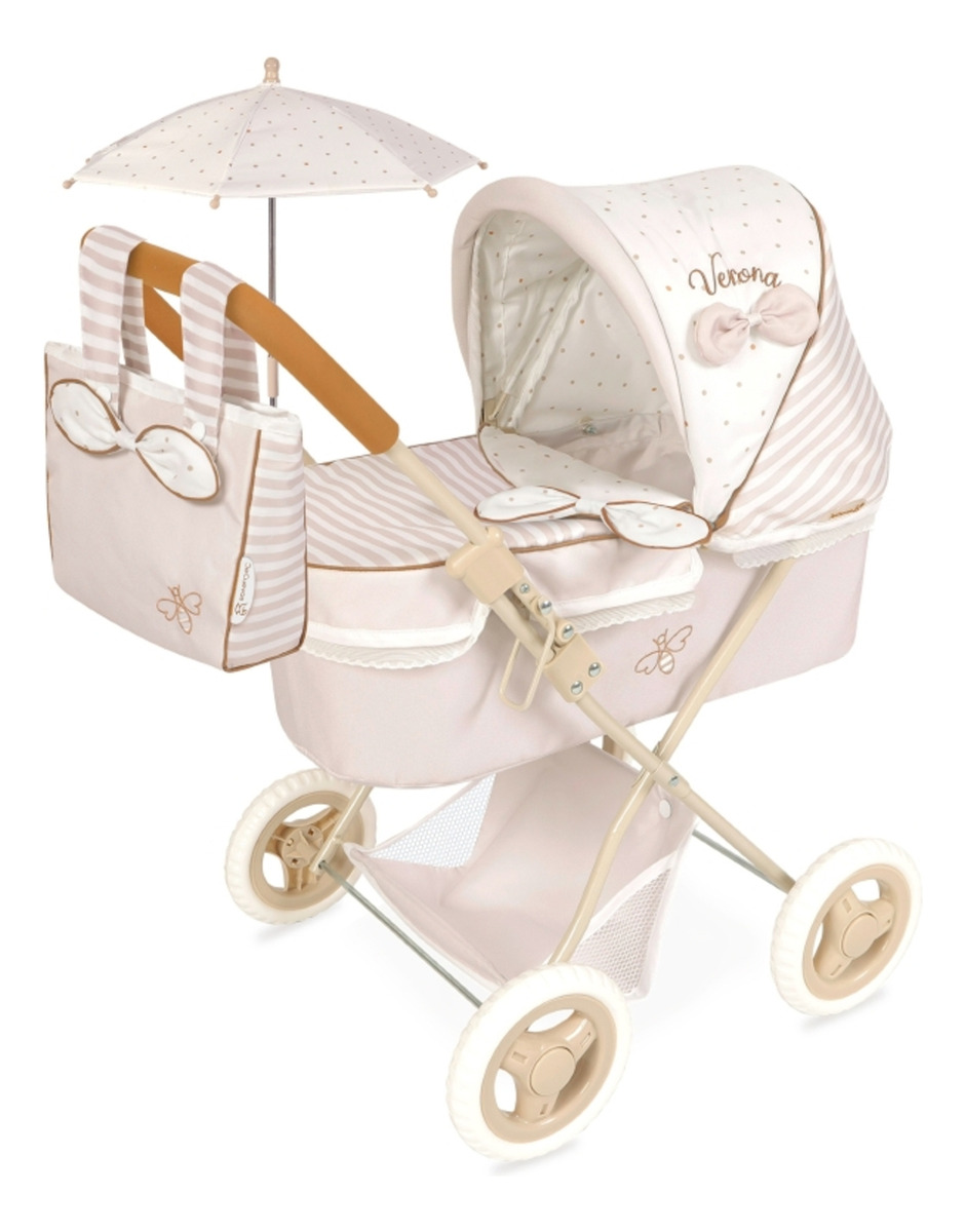 Coche Muñeca Verona Plegable Sombrilla Bolso Reborn Decuevas