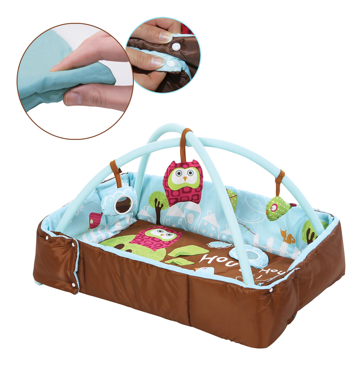 Gimnasio Alfombra Juegos Bebe Didactico Ludi Moises Trex