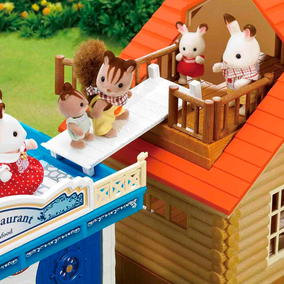 Sylvanian Families Casa Cabaña + Accesorios Juguete Niños Tx