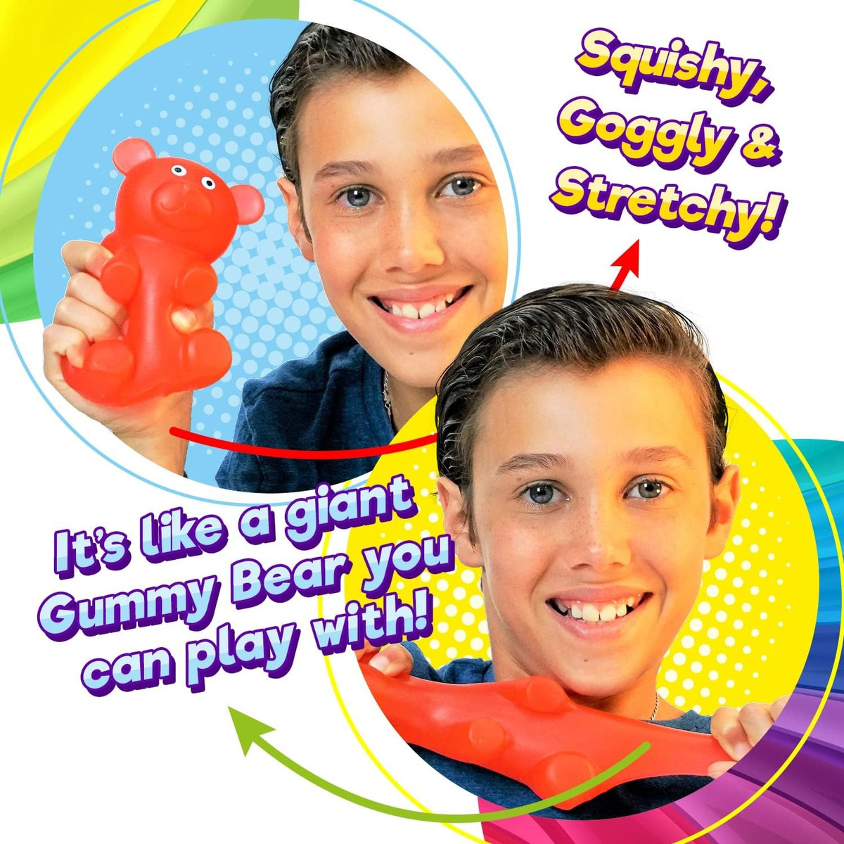 Osito Goma Jaru Infantil Squishy Antiestres Ansiedad Squeeze