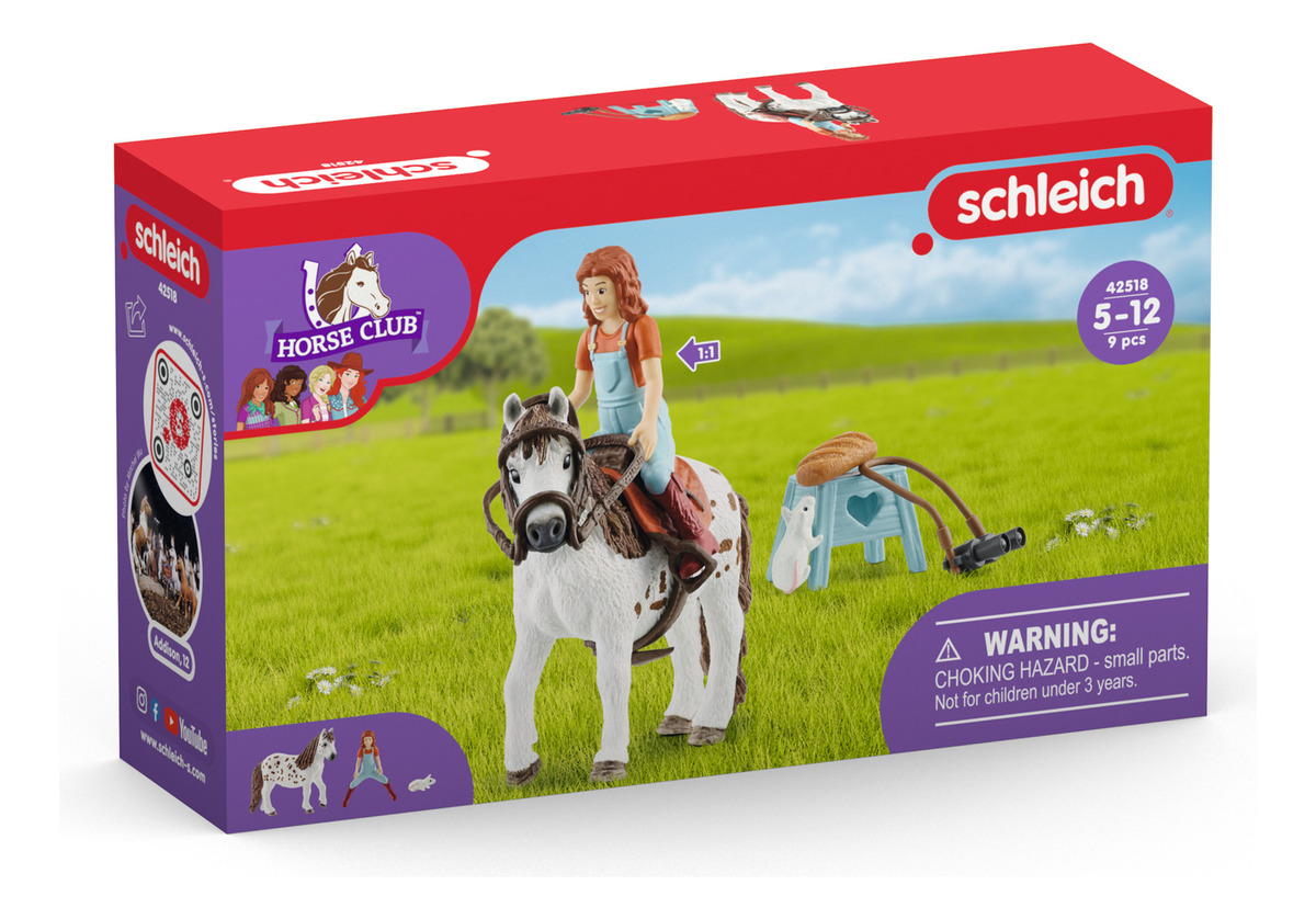 Figura Mia Y Spotty Schleich Horse Club Juego Detallado Trex