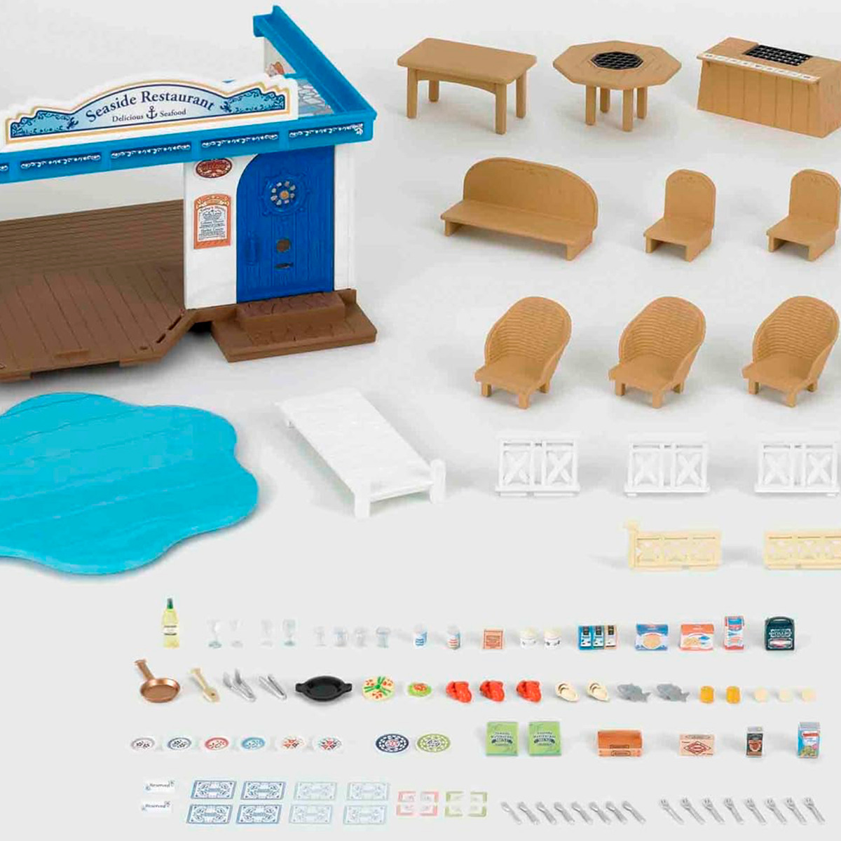 Sylvanian Families Restaurante Playa Juguete Accesorio Niños